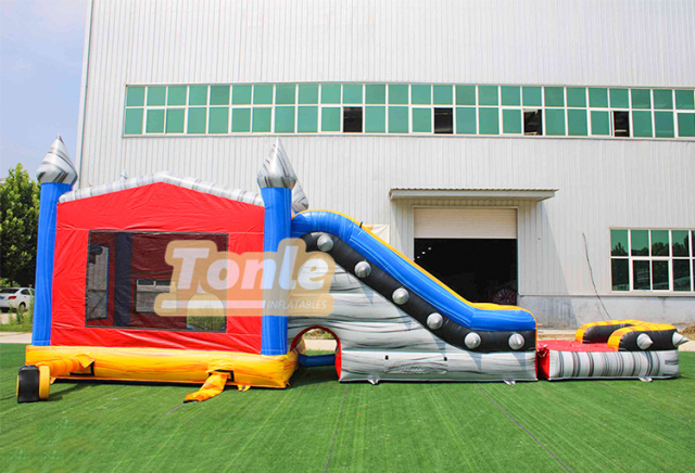 Bowser inflatable Water Slide combo