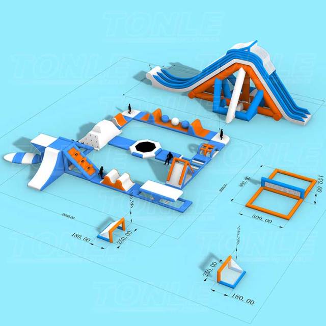 Inflatable Airtight WaterPark For Sale