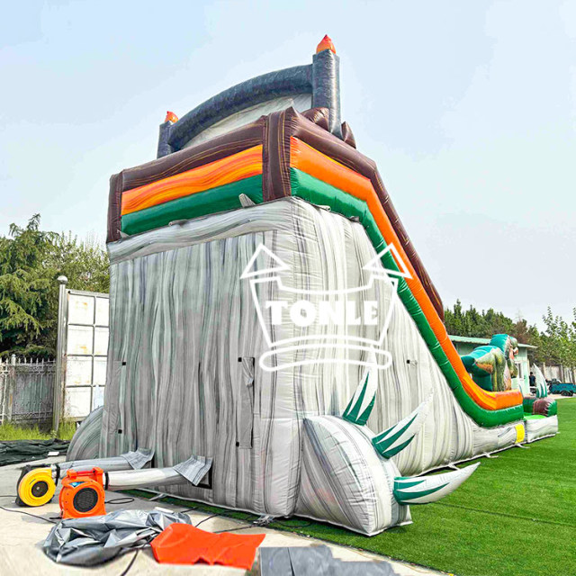 Jurassic Park T-Rex Inflatable Water Slide