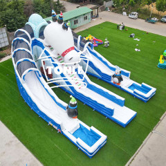 China factory Ice World inflatable Water pool slide