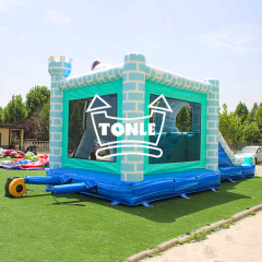 cool polar bear inflatable ice castle water slide combo