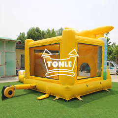 Pikachu cartoon inflatable water slide combo