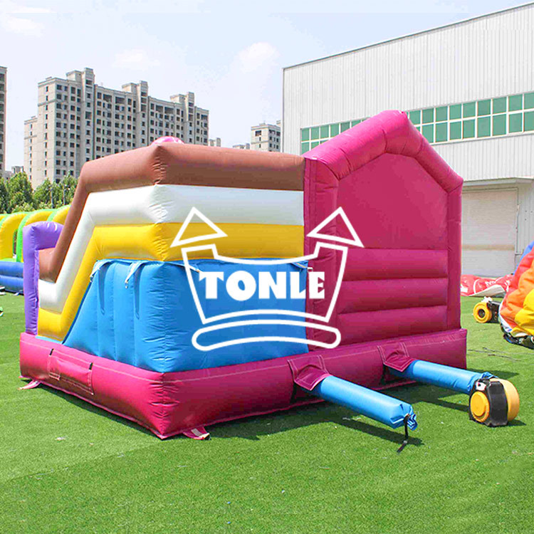 slide combo sweet candy bouncy castle