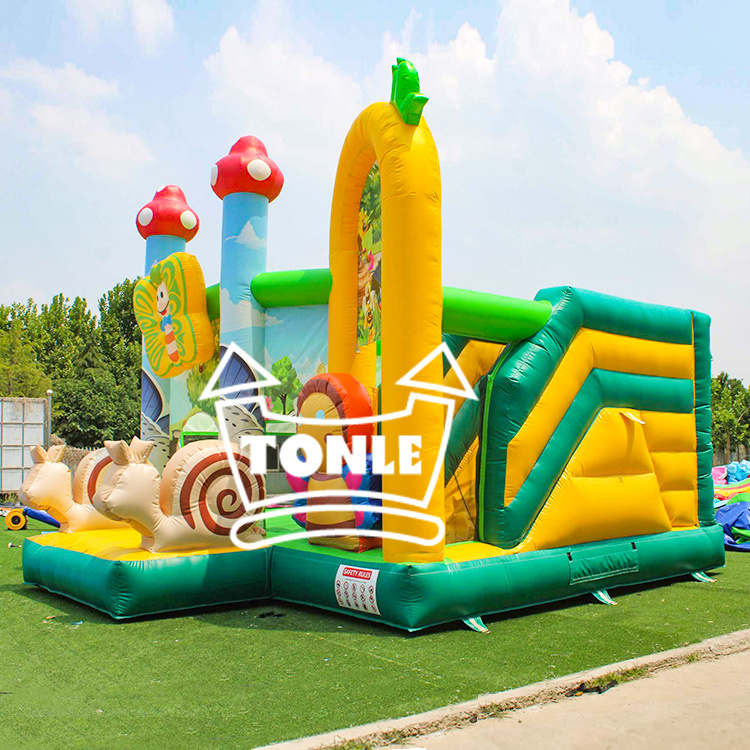 Commercial Grade PVC Inflatable Slide Jumping Castle Combo