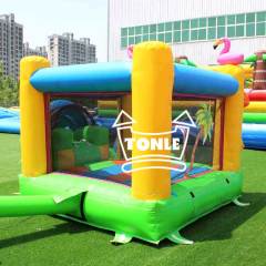 Tropical Flamingo Inflatable bouncing castle with Slide
