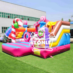 slide combo sweet candy bouncy castle
