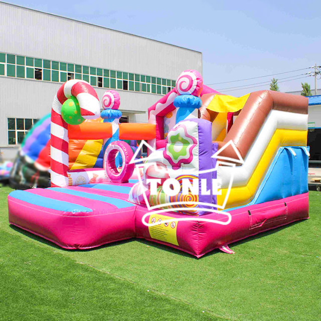 slide combo sweet candy bouncy castle