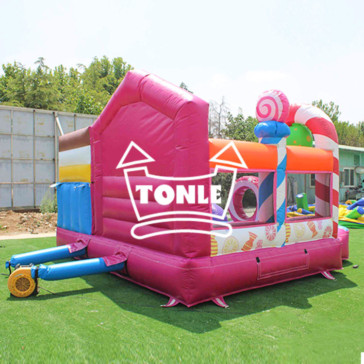 slide combo sweet candy bouncy castle