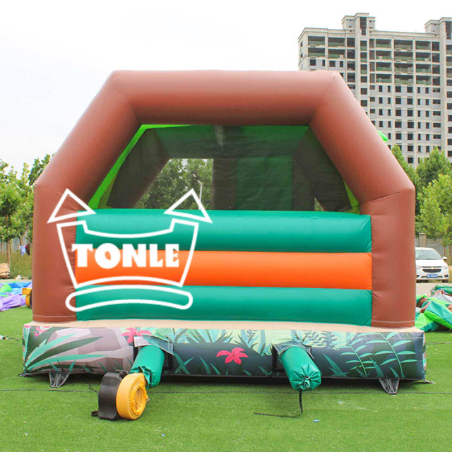 Woodpecker inflatable bouncing castle with slide for sale