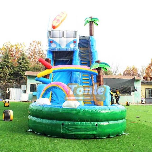 Summer Beach Inflatable Water Slide for sale