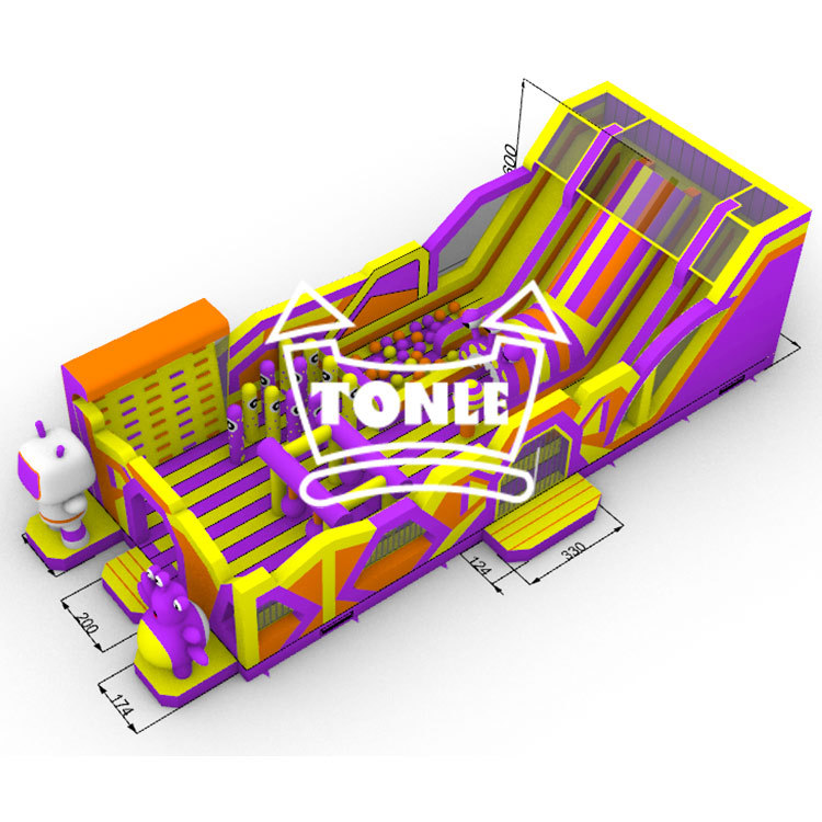 Customized commercial inflatable theme park amusement playground