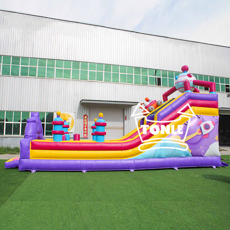 Best quality spaceship inflatable slide for sale