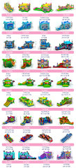 Island Flow Summer Tropical Inflatable Water Slide