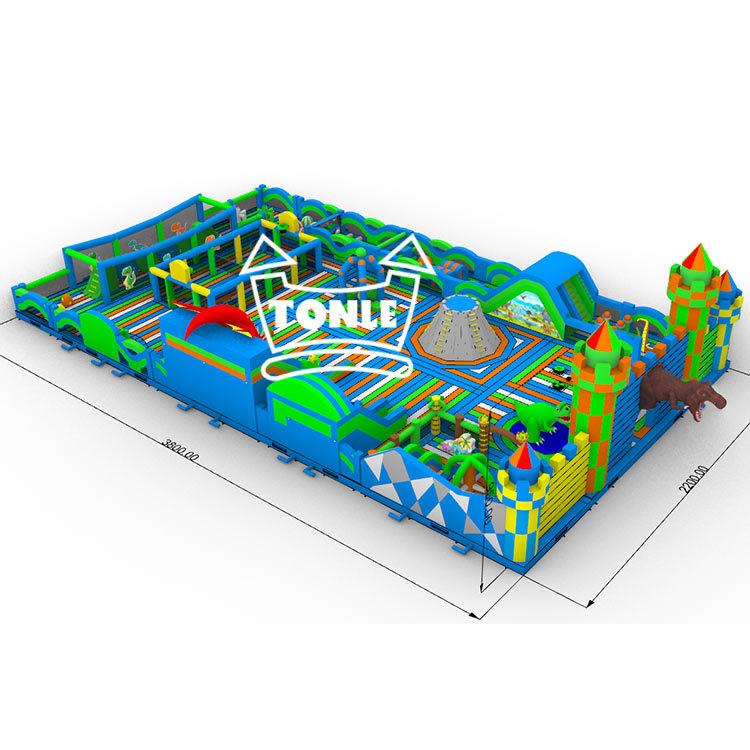 China Wholesale Outdoor Giant Commercial Inflatable Theme Park Inflatable Amusement Park