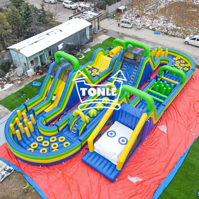 China Factory Export Commercial Inflatable obstacle course