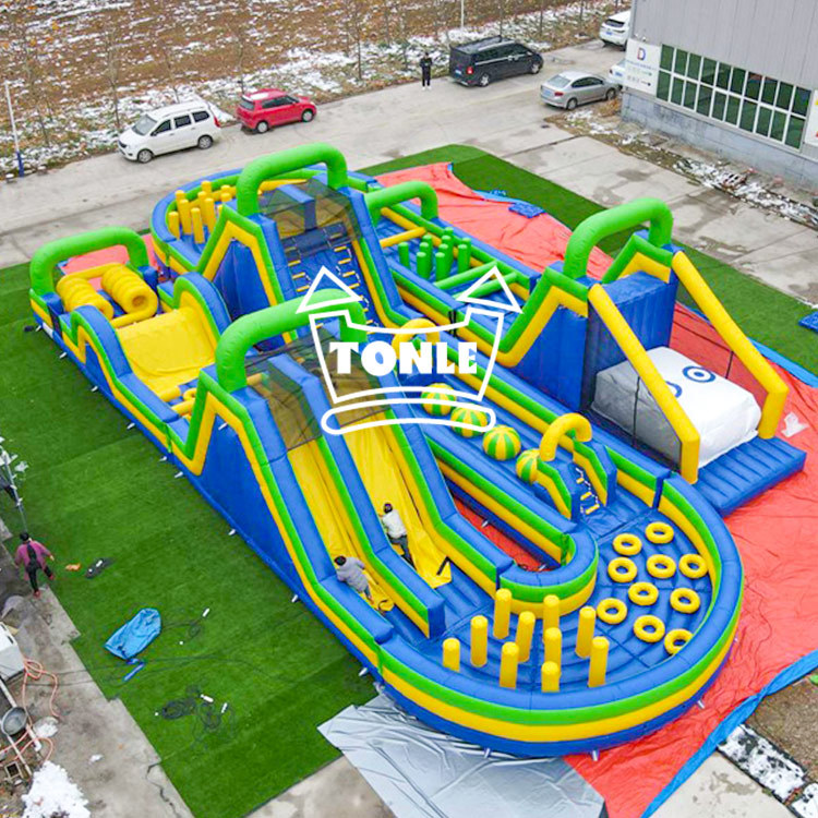 China Factory Export Commercial Inflatable obstacle course