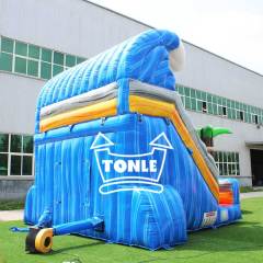Factory Customized Commercial 17ft Lava Melt Water Slide