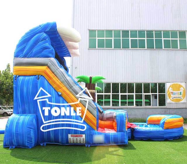 Factory Customized Commercial 17ft Lava Melt Water Slide