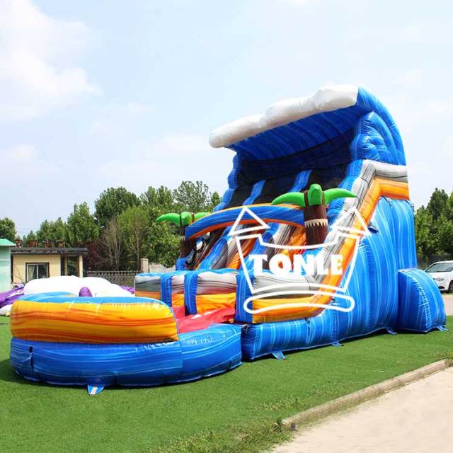 Factory Customized Commercial 17ft Lava Melt Water Slide