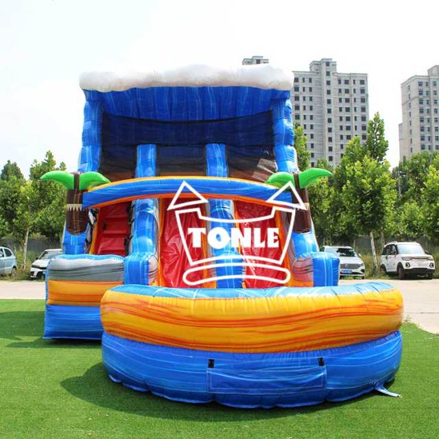 Factory Customized Commercial 17ft Lava Melt Water Slide