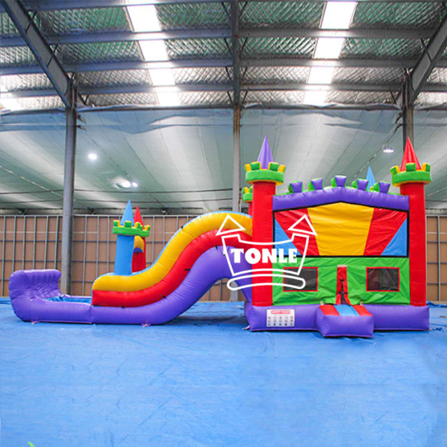 4 in 1 Classic Commercial Inflatable bounce house moonwalk combo