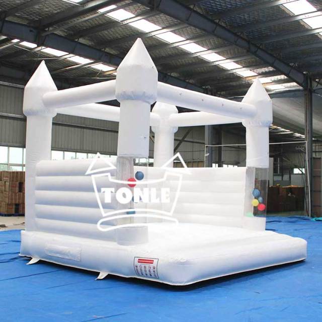 13ft white bounce house inflatable jumping castle for sale