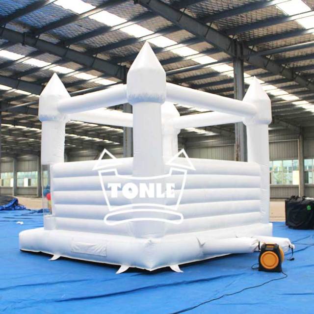 13ft white bounce house inflatable jumping castle for sale