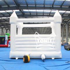13ft white bounce house inflatable jumping castle for sale
