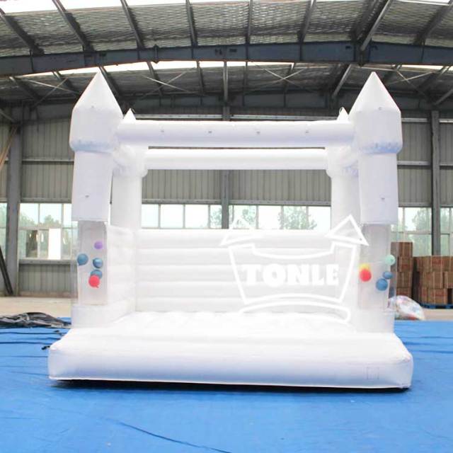 13ft white bounce house inflatable jumping castle for sale