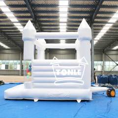 13ft white bounce house inflatable jumping castle for sale