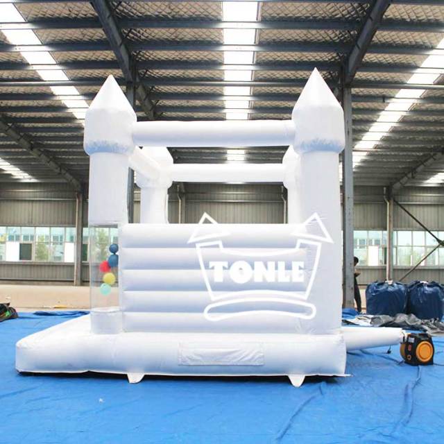 13ft white bounce house inflatable jumping castle for sale