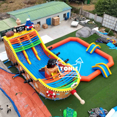 China Manufacturer Tonle Large Pirate Ship Land Water Park