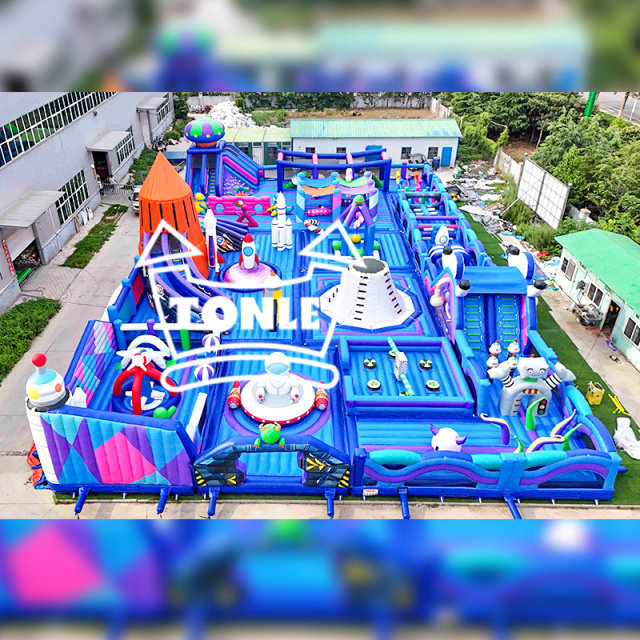 Commercial theme park outdoor large amusement park for party rental