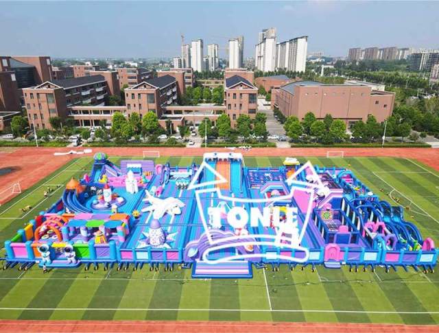 Factory wholesale price custom the world's largest inflatable theme playground amusement park