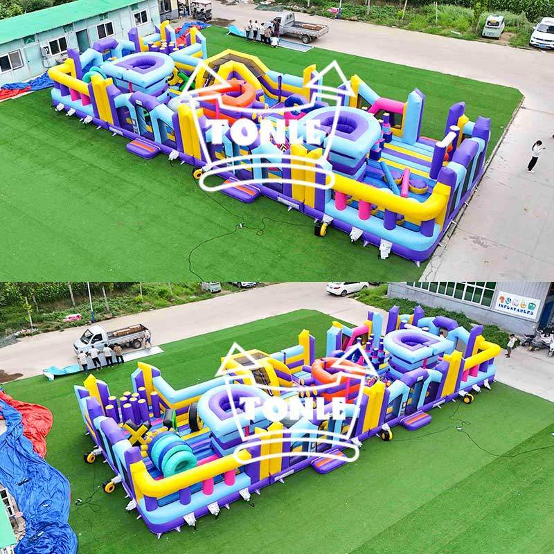 Commercial factory wholesale price inflatable theme park