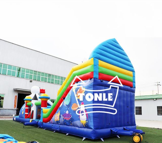 Spaceman Commercial Inflatable Barrier Course