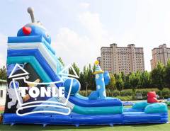 21ft outer space odyssey Inflatable water slide for sale