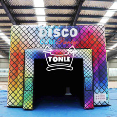 Inflatable Night Club Disco Tent Cube party House Portable Inflatable Jumping Disco Castle