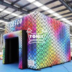 Inflatable Night Club Disco Tent Cube party House Portable Inflatable Jumping Disco Castle