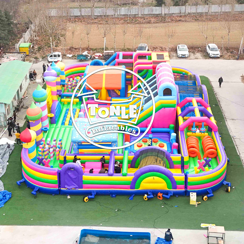 Commercial Inflatable Park Supplier Tonle Inflatable Playground Manufacturer