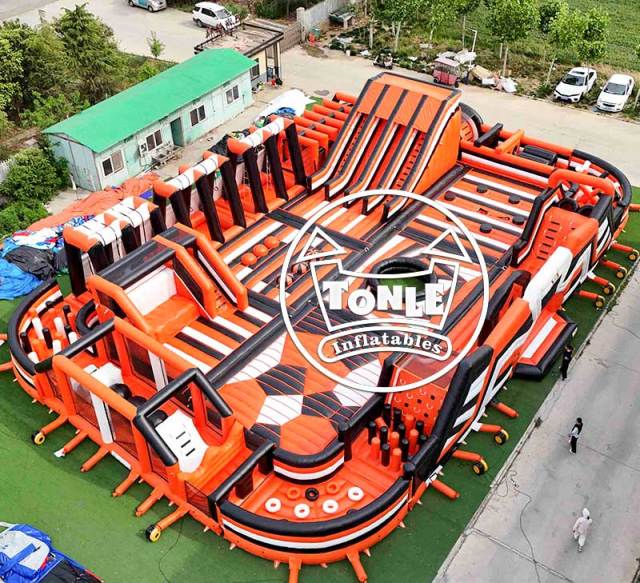 inflatable playground manufacturer 30*20m inflatable amusement park equipment