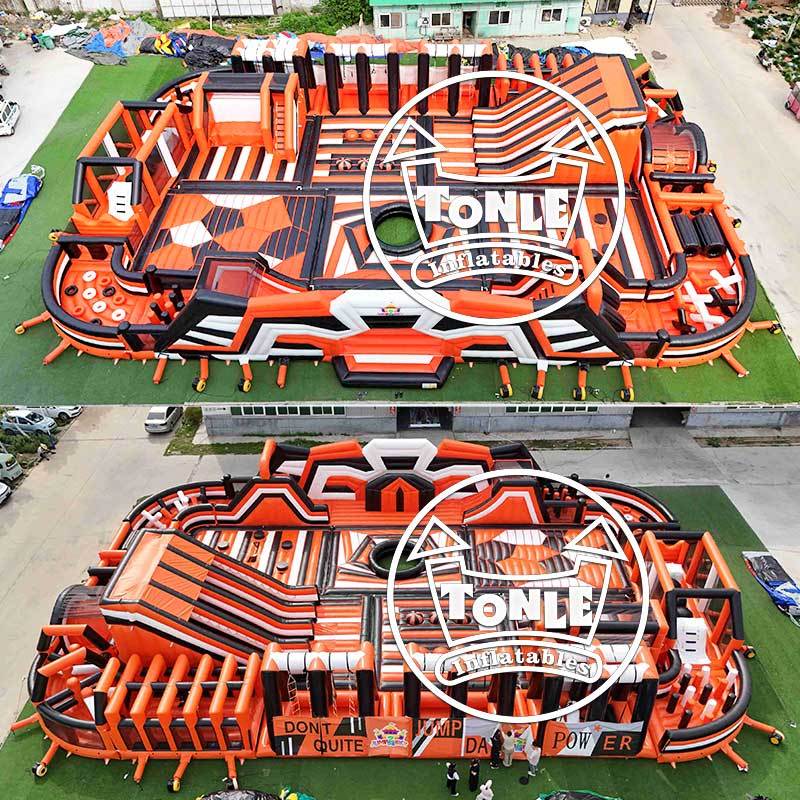 inflatable playground manufacturer 30*20m inflatable amusement park equipment
