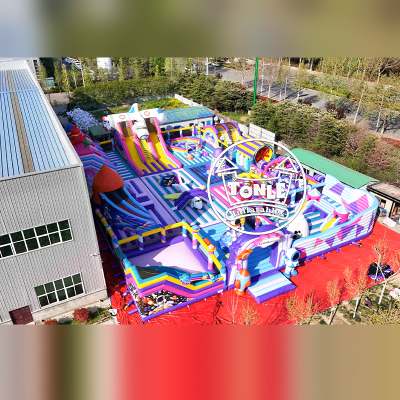 Large Commercial Space Theme Inflatable Park Inflatable park for Kids & Events
