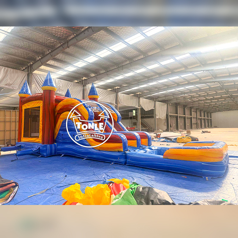 commercial inflatables bounce house water slide combo for rental business