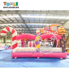 Commercial-grade Candy inflatable playground for sale