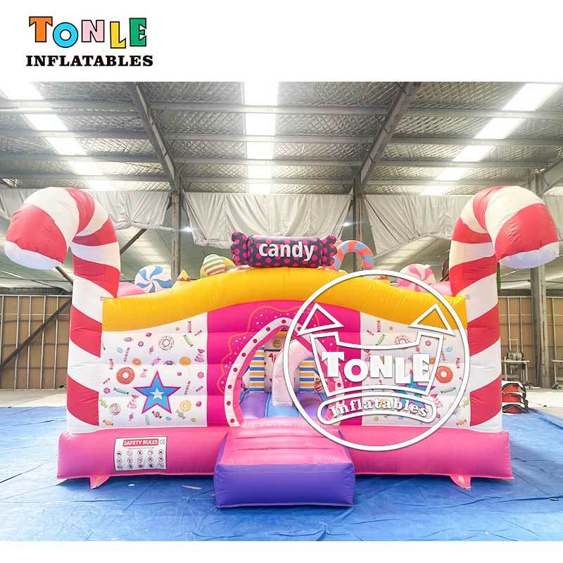 Commercial-grade Candy inflatable playground for sale