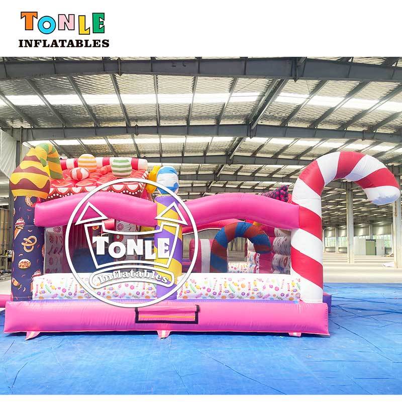 Commercial-grade Candy inflatable playground for sale