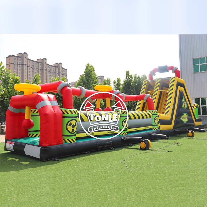 Gigantic Toxic commercial grade Inflatable Obstacle Course