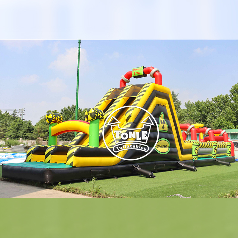 Gigantic Toxic commercial grade Inflatable Obstacle Course