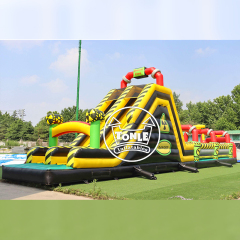 Gigantic Toxic commercial grade Inflatable Obstacle Course